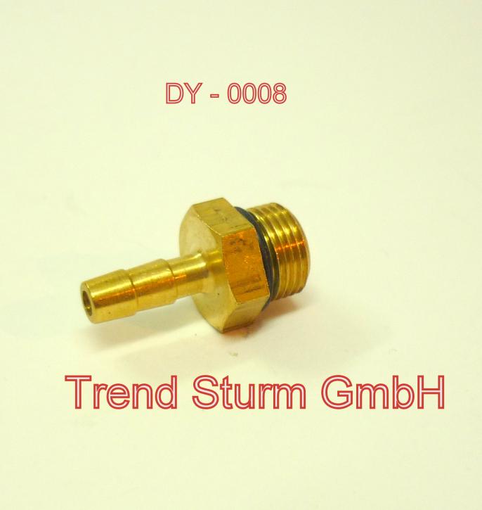 Düse M12x1 ø außen 5mm ø innen 3mm Länge 27mm DY-0008