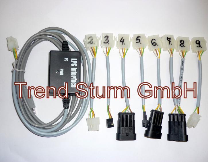 UNIVERSAL Interfacekabel + Stecker für 12 oder  15 Anlage