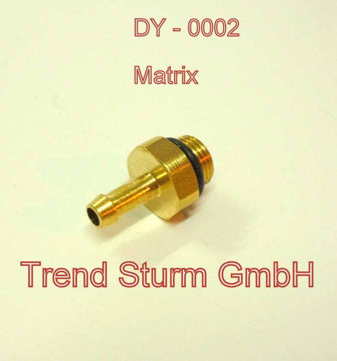 Matrix Düse G1/8" ø außen 5mm ø innen 1,0-2,7mm / 22,5mm DY-0002