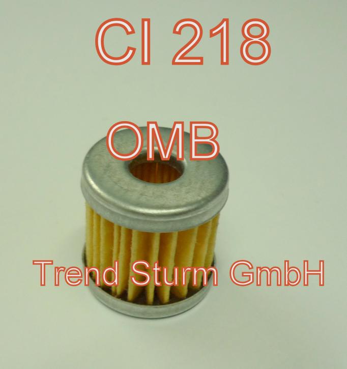 Ersatzfilter Absperrventil OMB CI-218